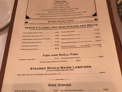 菜单-Keens Steakhouse