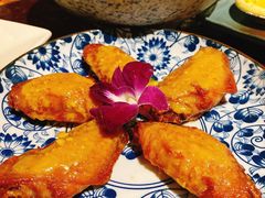 咸蛋黄酱香鸡翅-上楼私房菜(院士路店)