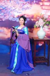 -后宫·古装汉服京剧儿童亲子全家福摄影