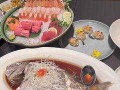 清蒸生猛加吉鱼-海天宴海阁·海鲜·鲁菜·青岛菜