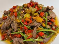 小炒黄牛肉-俏湘私房菜(国贸店)