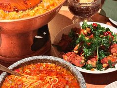 土司铜锅油焖鸡-浩海火燒雲傣家菜(芮欧百货店)