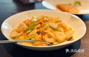 Old Cai Pu Stir-Fried Abalone Slices