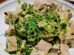 黑豆腐拌香椿苗-好嫂子酱猪手•农家菜(华远坊店)