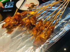 烤鸡脆骨-探鱼·鲜青椒爽麻烤鱼(银泰城店)