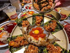 -草家酱蟹炭火烤肉店(珲春南路一店)