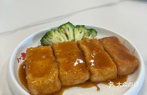Braised Tofu with Abalone Sauce