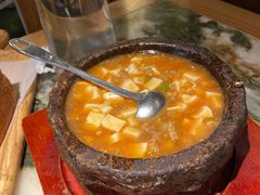 石锅鸡汤豆腐-绿茶餐厅