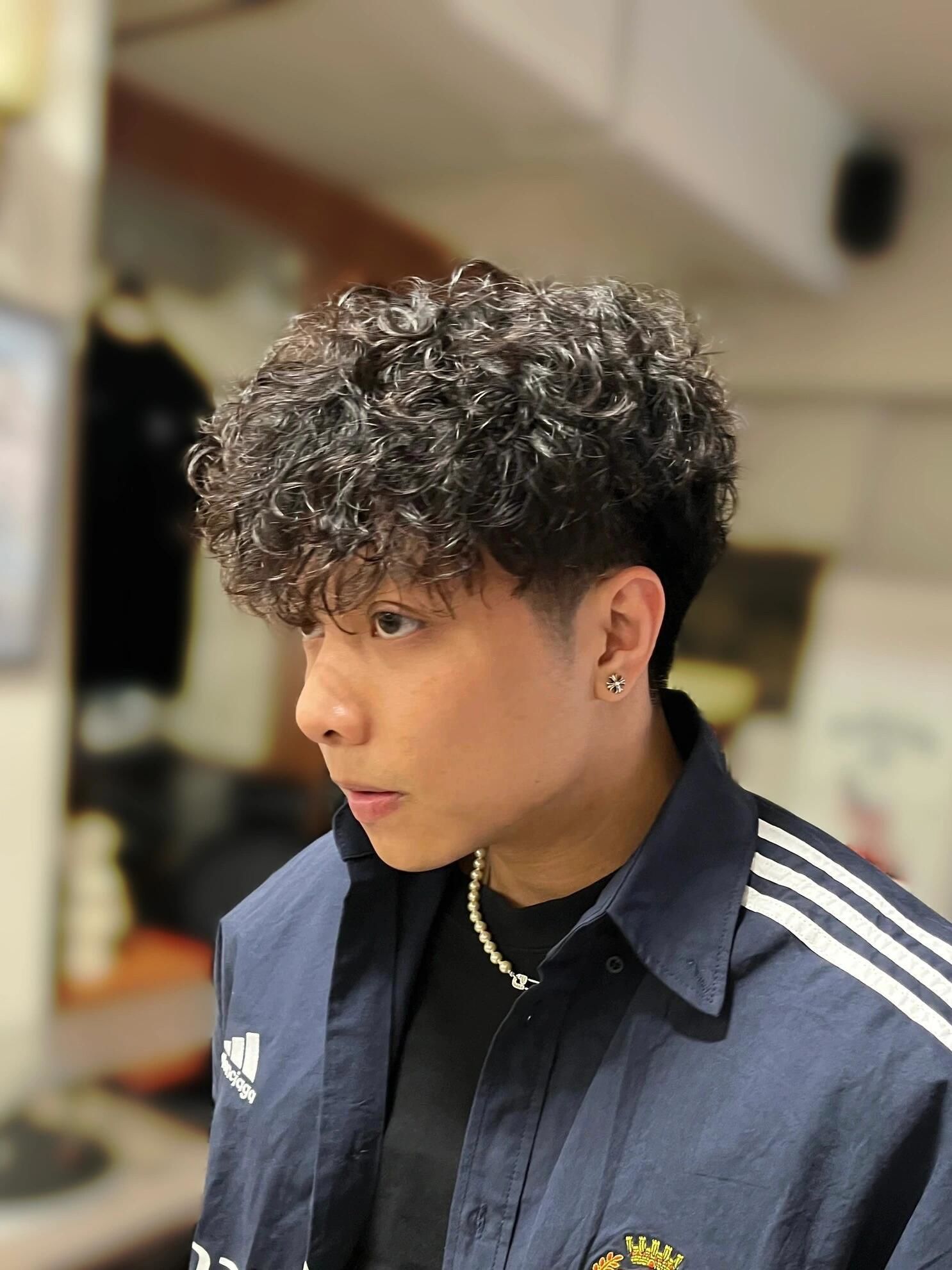 男生羊毛卷