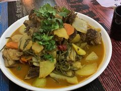 锡伯待客第一菜-萨宁音登锡伯风味餐厅(一楼店)