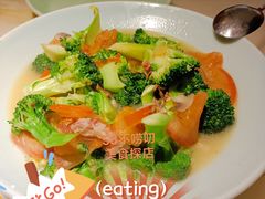 上油西兰花-绿茶餐厅(西单老佛爷店)