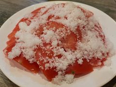 糖拌西红柿-玫瑰红烤羊排(北新桥三条店)