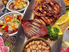 -草家酱蟹炭火烤肉店(珲春南路一店)