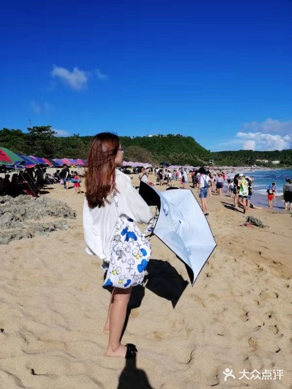 白沙湾海滩图片