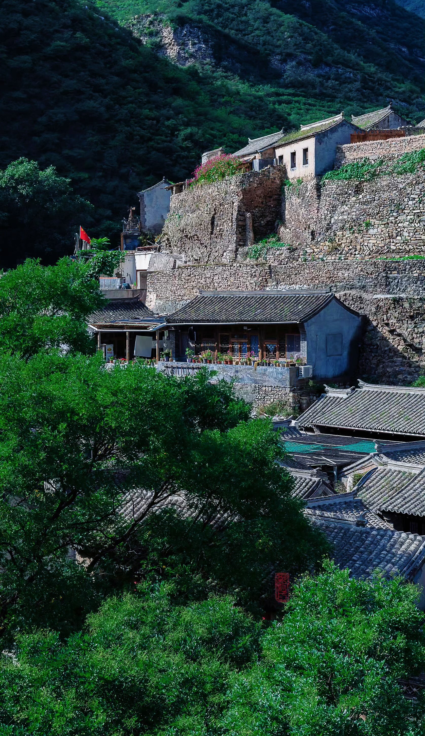 门头沟古山村景区图片