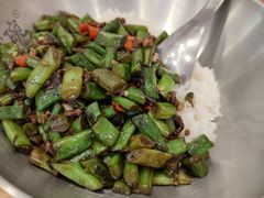 四季豆榄菜肉沫-霸碗盖码饭(长沙星沙吾悦店)