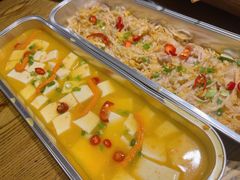 锡纸蟹黄豆腐-聚串门儿·东北烧烤(信义坊店)