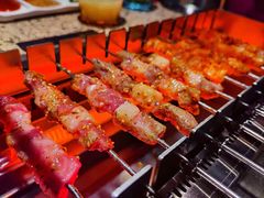 现穿羊肉串-丰茂烤串(钦州北路店)