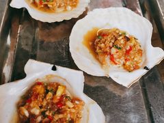 蒜蓉焗扇贝（熟蒜）3个-炒豆合作社(东四总店)