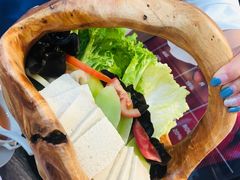 蔬菜拼盘-热火朝天鲜切牛肉火锅(南强街巷店)