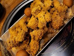 奶酪炸鸡肉-包装马车·韩国料理·포장마차