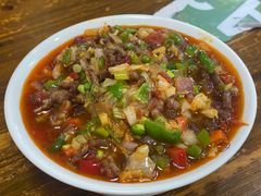 -歹歹的加个面过油肉拌面