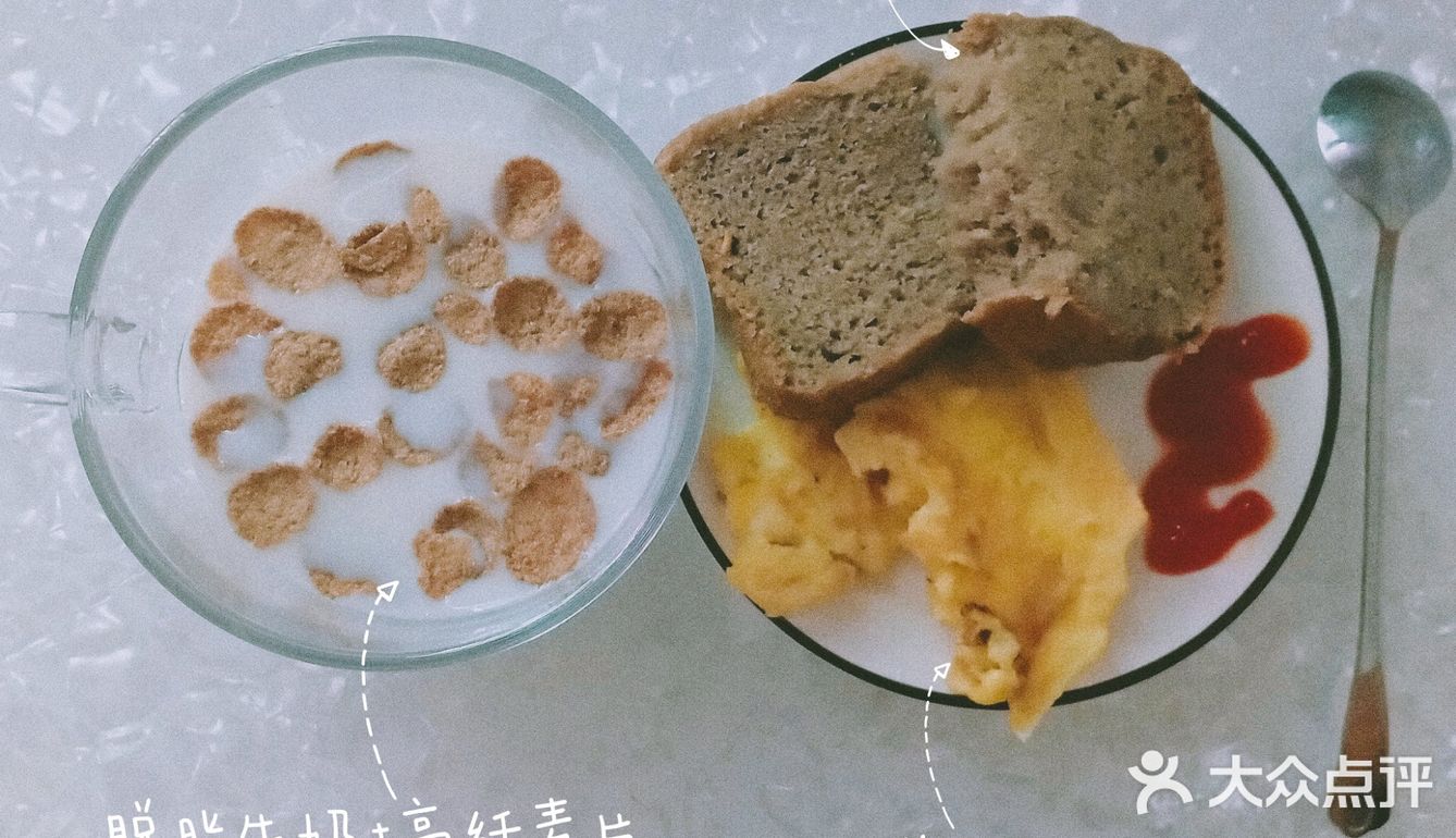今日份早餐~我一般都是早上随手拿到啥吃啥