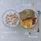 今日份早餐~我一般都是早上随手拿到啥吃啥