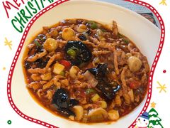 锅巴鱼香肉丝-刘胖子家常菜·蹄花焖藕(兴业店)