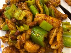宫保虾仁鱿鱼-桃子餐厅·天津菜(红星路直营店)