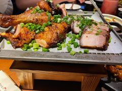 绿茶葱香烤鸡烤肉合拼-绿茶餐厅(西湖银泰百货店)