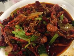 麻辣虾尾小份-叁宝烤肉·西安烧烤(东三爻店)