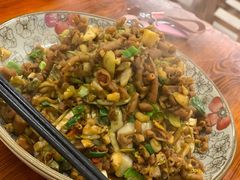 香肠鸡肠炒面-跃跃鸡肠面(人民北路店)
