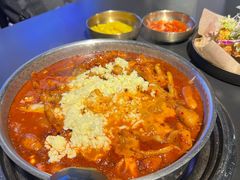 原味辣鸡爪煲加芝士-HOTISLAND海鸡岛·韩国料理(江南西店)