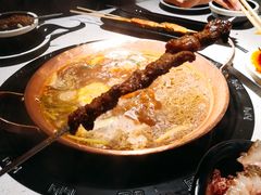 热气羊肉串-京韵胡同·酱香羊蝎子火锅涮肉(长寿路店)