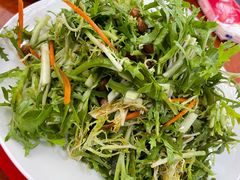 苦苣皮蛋花生米-锅贴王海鲜小馆