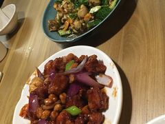 小椒香虾仁爆鸡球-陈傻子餐厅(世纪都会店)
