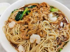 虾仁肉丝面-东吴面馆(因果巷店)