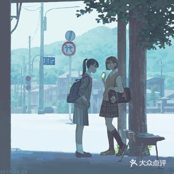 她笔下的少女,有种淡淡孤独。