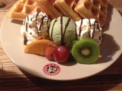 水果冰淇淋松饼-漫咖啡(奥体店)