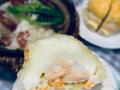 三文鱼蛋挞-阿政粤小馆(中央大街店)