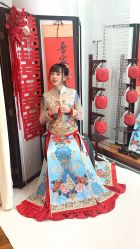 -懿沉香中式嫁衣礼服秀禾服龙凤褂马来褂旗袍总店