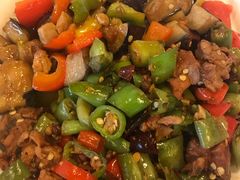 茄子肉丁小公鸡双拼拌面-文三里屯面馆(三里屯店)