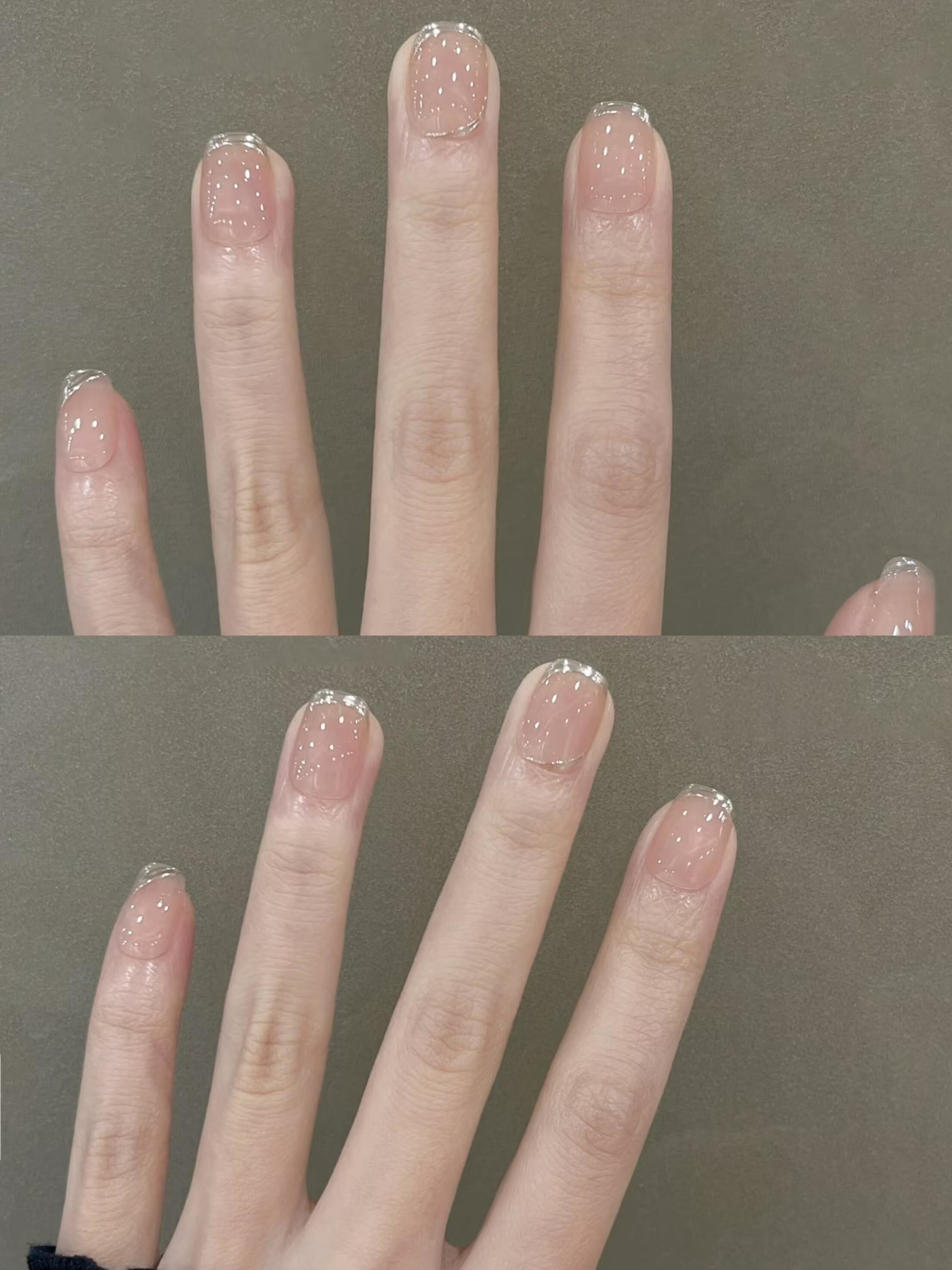 清新裸色系美甲好心情