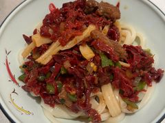 滚刀肉辣皮子拌面-新疆巴州金丝特餐厅(大钟寺店)