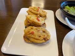 椒盐藕盒-枣子树·素食餐厅(朱家尖店)