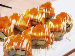 三文鱼芒果卷-新一番三文鱼寿司(大东海店)