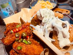 甜辣味炸鸡-富乐满韩国正宗炸鸡韩国料理(虹泉路店)