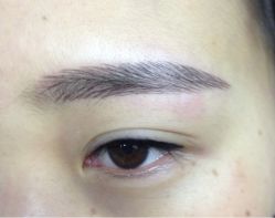 韩式平眉与眼线-平萍纹绣韩式半永久定妆