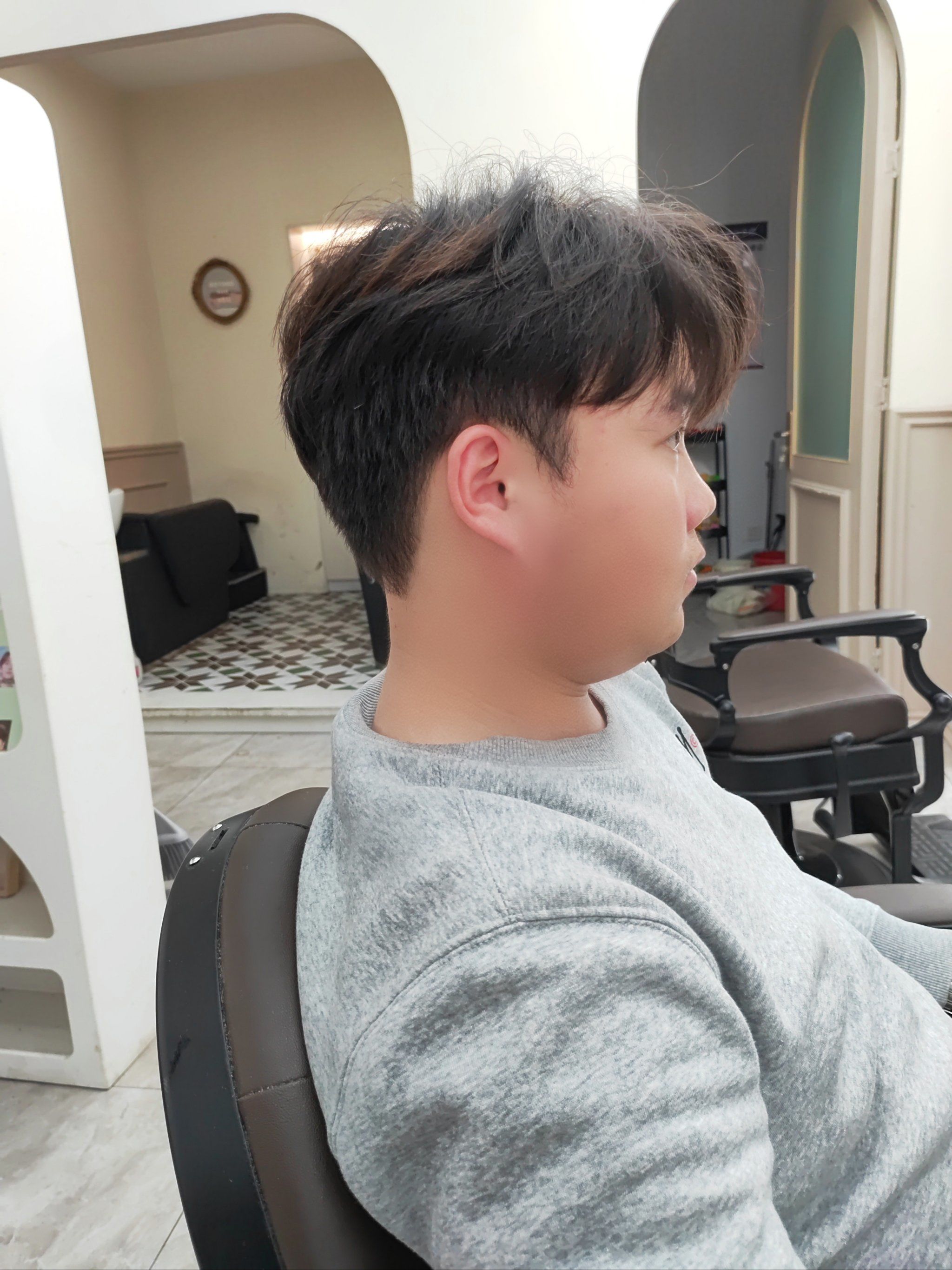 微分碎盖#男生自然卷发型#烫发#原创精剪#男士发型#简单又好看的发型